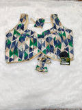 Abstract Digital Print Pure Cotton Designer Blouse – Multicolor