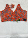Premium Ajrakh Print Designer Blouse