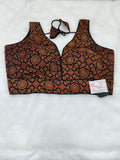 Premium Ajrak Cotton Designer Blouse