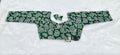 Premium Green Chikankari Cotton Designer Blouse – 3/4 Sleeves